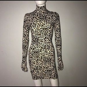 Leopard Hand Glove Dress